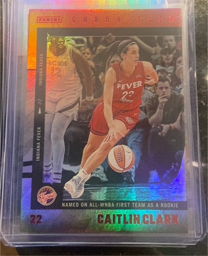 2025 Panini Chronicled #22 Caitlin Clark — front