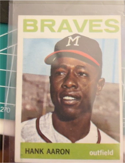 1964 Topps #300 Hank Aaron — front