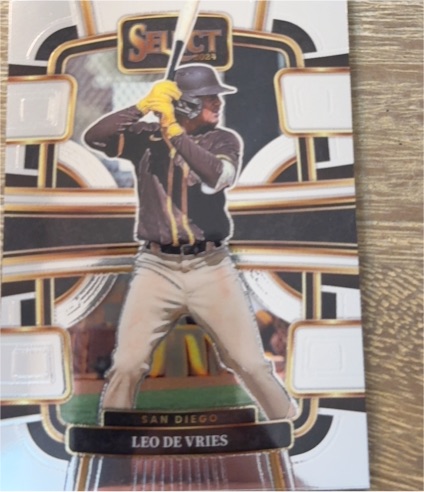 2024 Panini Select Concourse #81 Leo De Vries — front