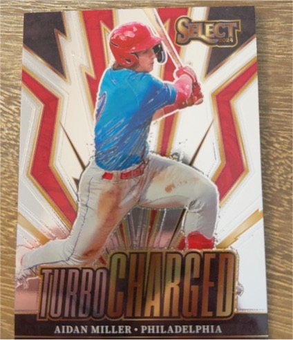 2024 Panini Select #15 Aidan Miller Turbo Charged — front