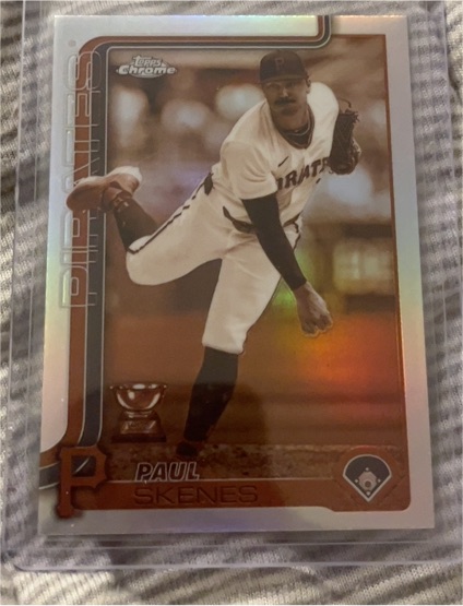 2025 Topps Chrome #300 Paul Skenes Sepia Refractor — front