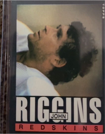 1985 Topps #189 John Riggins Washington Redskins — front