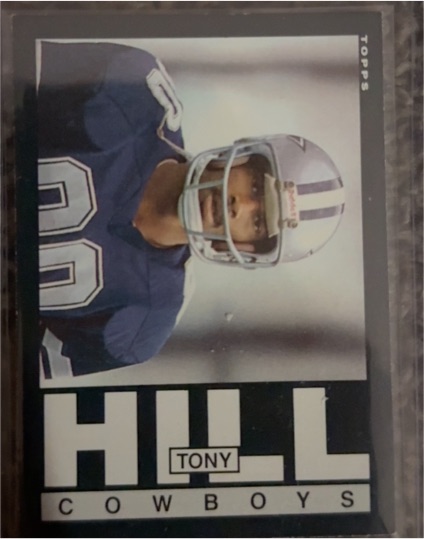 1985 Topps #43 Tony Hill Dallas Cowboys — front