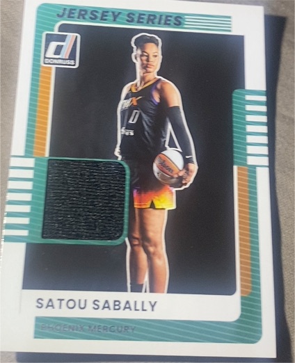 2025 Donruss WNBA Jersey Series #40 Satou Sabally — front