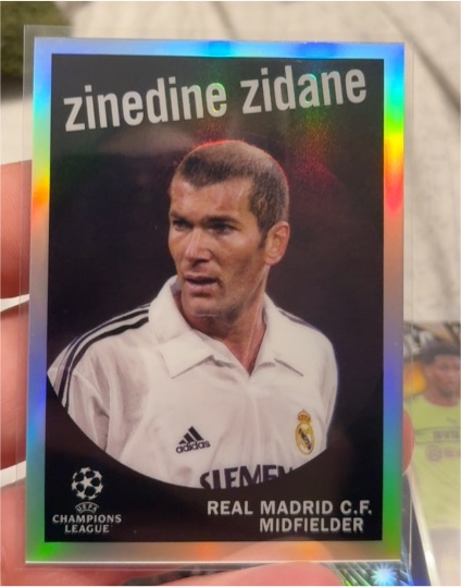 2022-23 Topps Chrome UEFA Club Competitions #59-1 Zinedine Zidane — front