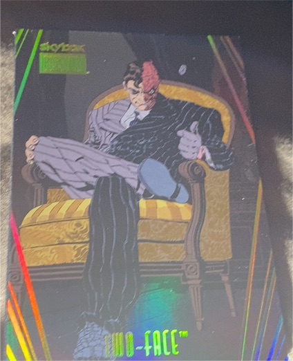 2025 Skybox Metal Universe Batman #S-7 Two-Face SkyBox Premium Insert — front