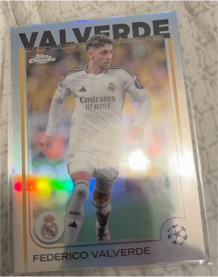 2024-25 Topps Chrome UEFA Club Competitions #164 Federico Valverde — front