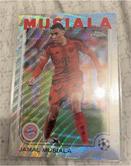 2024-25 Topps Chrome UEFA Club Competitions #42 Jamal Musiala — front