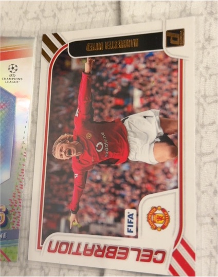 2023-24 Panini Donruss FIFA Celebration #21 David Beckham Manchester United — front