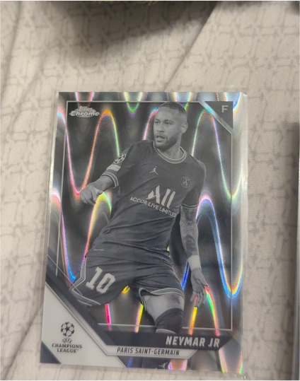 2021-22 Topps Chrome UEFA #50 Neymar Jr — front