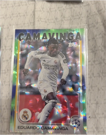 2024-25 Topps Chrome UEFA Club Competitions #93 Eduardo Camavinga — front