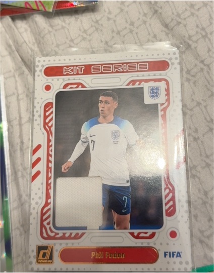 2023-24 Panini Donruss FIFA Kit Series #KS-PF Phil Foden — front