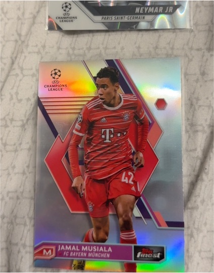 2022-23 Topps Finest UEFA Club Competitions #82 Jamal Musiala — front