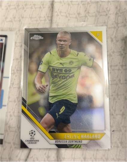 2021-22 Topps Chrome UEFA Champions League #200 Erling Haaland — front
