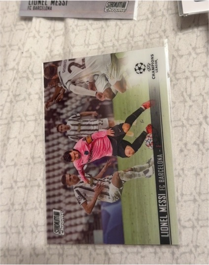 2020-21 Topps Stadium Club Chrome #1 Lionel Messi — front