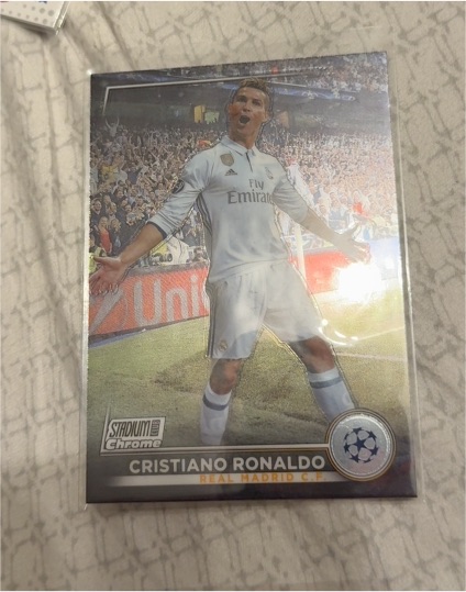 2022-23 Topps Stadium Club Chrome UEFA #7 Cristiano Ronaldo — front
