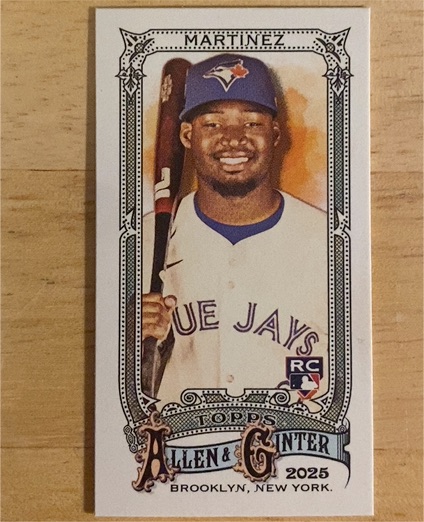 2025 Topps Allen & Ginter #82 Orelvis Martinez — front