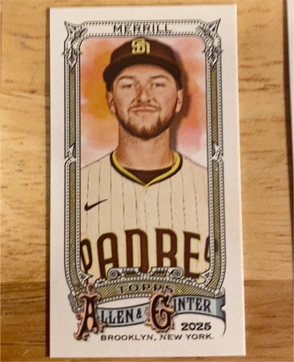 2025 Topps Allen & Ginter #108 Jackson Merrill — front