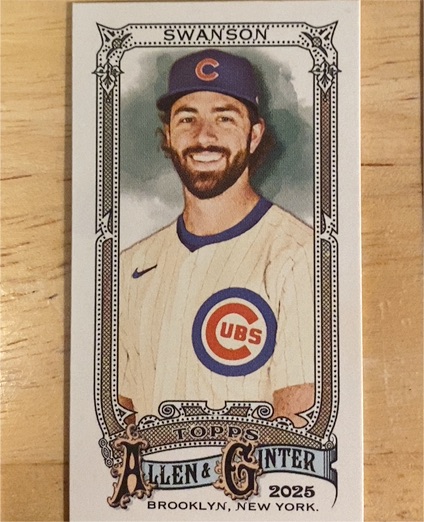 2025 Topps Allen & Ginter #52 Dansby Swanson — front