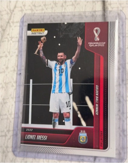 2022 Panini Instant FIFA World Cup #132 Lionel Messi — front