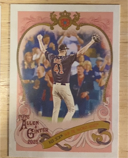 2025 Topps Allen & Ginter #SV-24 Chris Sale — front