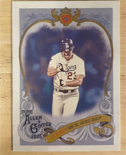 2025 Topps Allen & Ginter #SV-27 Kirk Gibson — front