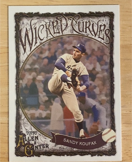 2025 Topps Allen & Ginter #WC-6 Sandy Koufax Wicked Curves — front