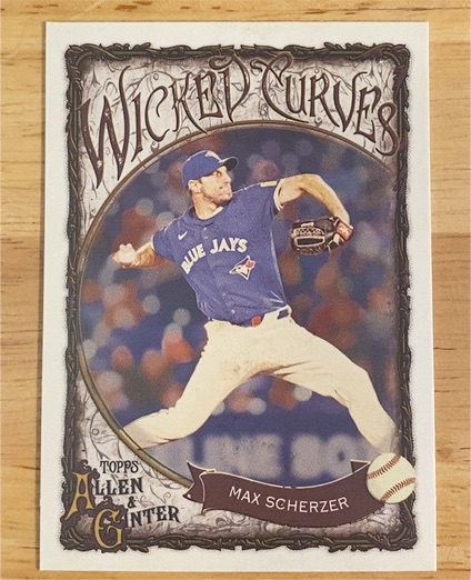 2025 Topps Allen & Ginter #WC-15 Max Scherzer Wicked Curves — front