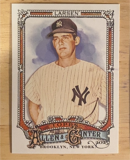 2025 Topps Allen & Ginter #343 Don Larsen — front