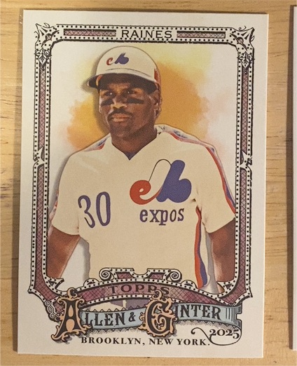 2025 Topps Allen & Ginter #333 Tim Raines — front