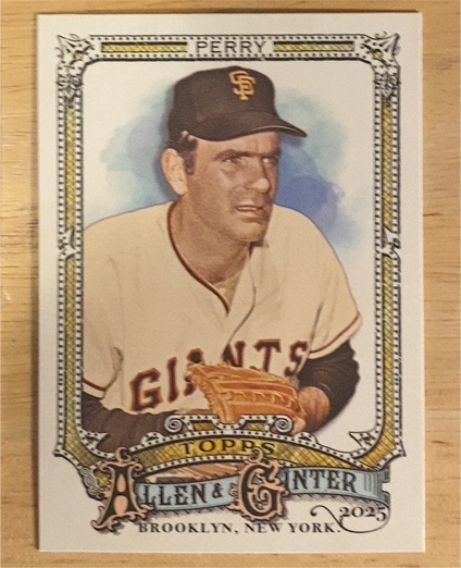 2025 Topps Allen & Ginter #305 Gaylord Perry — front