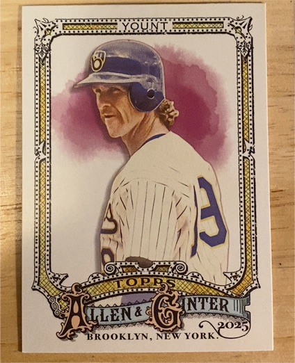 2025 Topps Allen & Ginter #321 Robin Yount — front