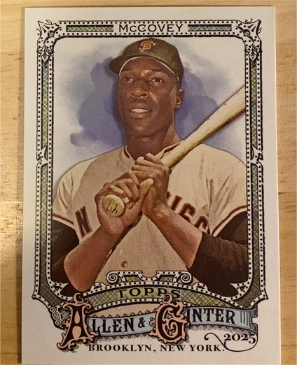 2025 Topps Allen & Ginter #302 Willie McCovey — front