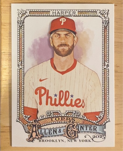 2025 Topps Allen & Ginter #146 Bryce Harper Philadelphia Phillies — front