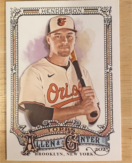 2025 Topps Allen & Ginter #79 Gunnar Henderson — front