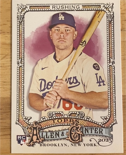 2025 Topps Allen & Ginter #200 Dalton Rushing — front