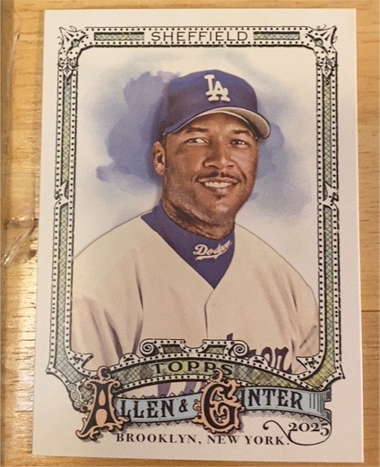 2025 Topps Allen & Ginter #191 Gary Sheffield — front