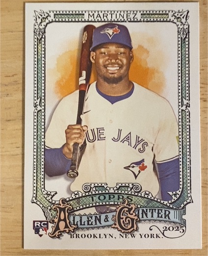 2025 Topps Allen & Ginter #82 Orelvis Martinez — front