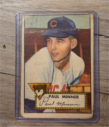1952 Topps #127 Paul Minner — front