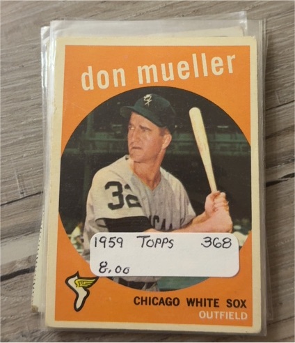 1959 Topps #368 Don Mueller — front