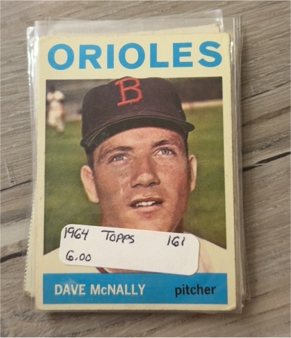 1964 Topps #161 Dave McNally — front