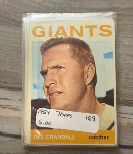 1964 Topps #169 Del Crandall — front