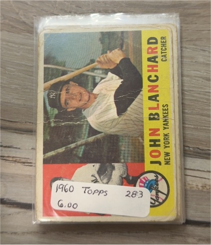 1960 Topps #283 John Blanchard — front