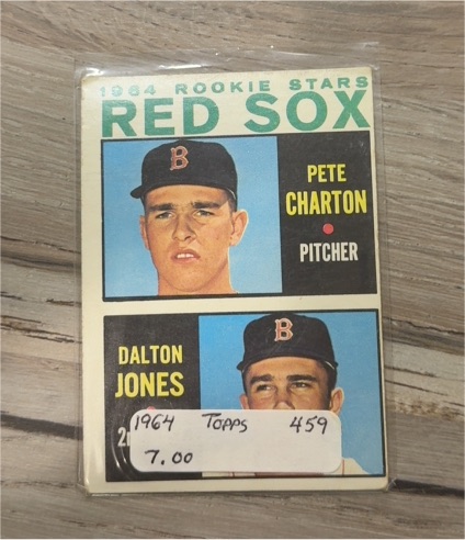 1964 Topps #459 Red Sox Rookie Stars Pete Charton / Dalton Jones — front