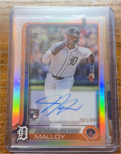 2025 Topps Chrome #RA-JM Justyn-Henry Malloy — front