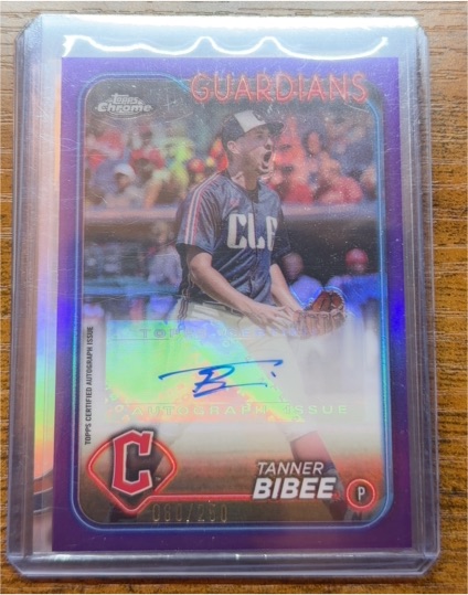 2024 Topps Chrome Update Series #080 Tanner Bibee — front