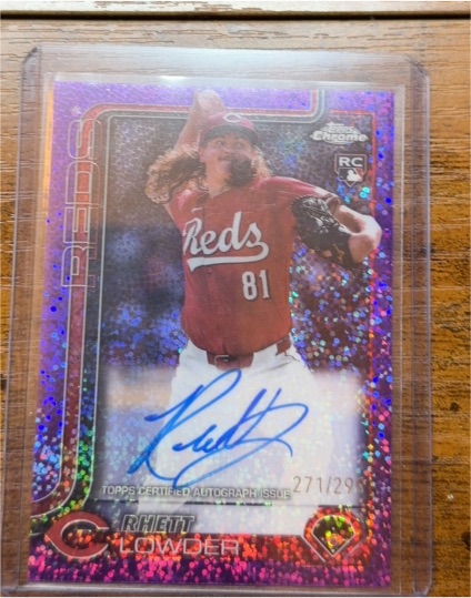 2025 Topps Chrome #RA-RL Rhett Lowder — front