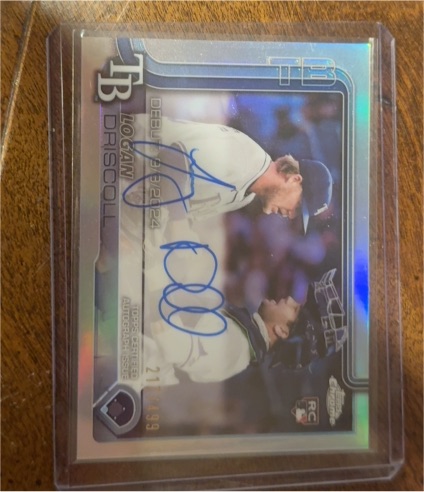 2025 Topps Chrome Rookie Autographs #RA-LDR Logan Driscoll — front