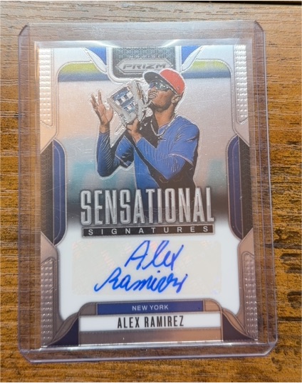 2025 Panini Prizm Sensational Signatures #SS-AR Alex Ramirez — front