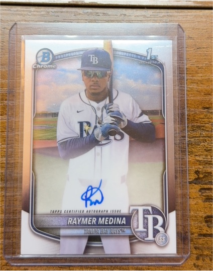 2025 Bowman Chrome #CPA-RM Raymer Medina — front